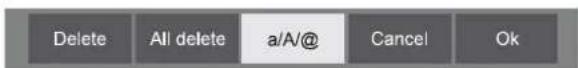 PANASONIC TH-49AF1 - Entering profile names - 2