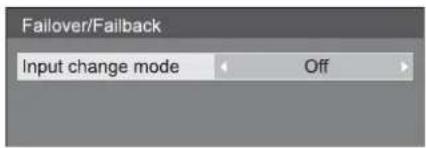 PANASONIC TH-49AF1 - [Input change mode] - 1