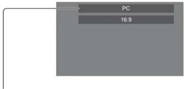 PANASONIC TH-49AF1 - Selecting the input signal - 3