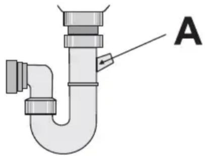 AEG F88420VI - Aansluiting waterafvoerslang - 3