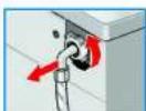 SIEMENS WM14E360FG - Cribles dans l'arrivée d'eau - 2