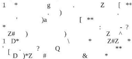 1 * g . Z [ ** . ) ) )a [ ** * : - ? Z# ) ) Z ^ 1 D* ? Q * Z#Z * [ D )*Z # & *