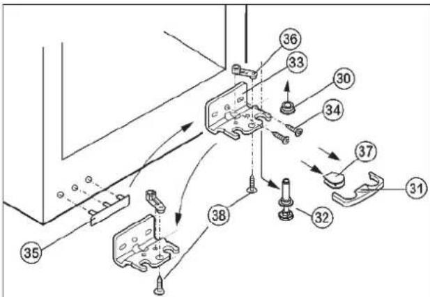 LIEBHERR CN 3556 - Onderste lagerdelen omplaatsen - 1