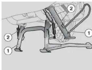 Technical diagram of a mechanical assembly with numbered components for identification
