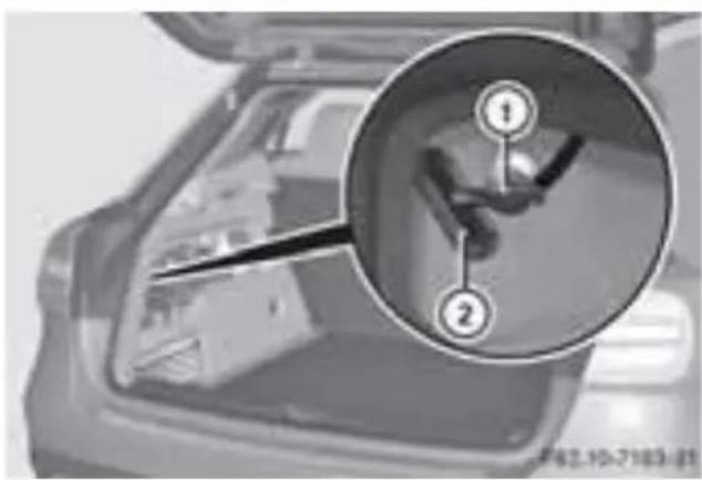 Mercedes-Benz GLA-Class (2014) - サイドトリムパネルの開閉 - 3
