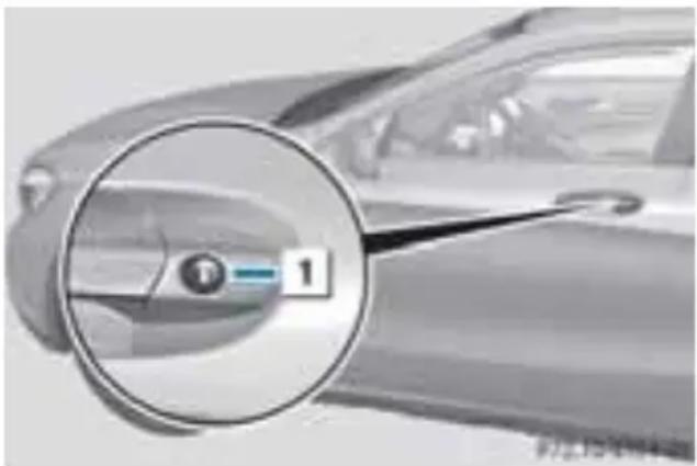 Mercedes-Benz GLA-Class (2014) - 車両の施錠(エマージェンシーキー) - 1