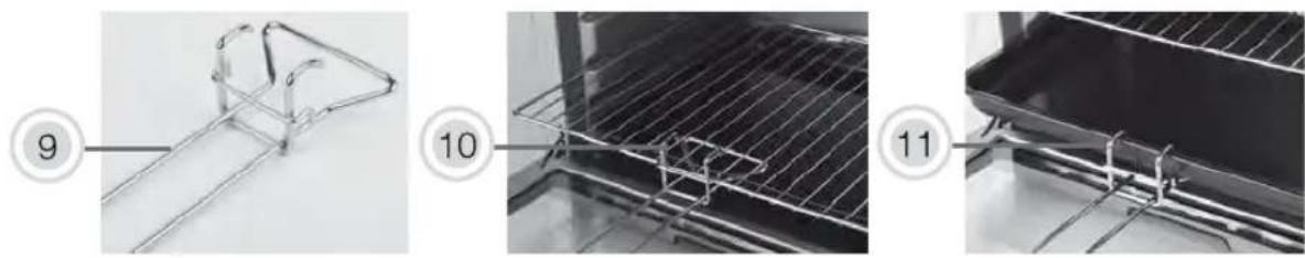 KORONA 57550 - Removing the baking tray/grill rack - 1