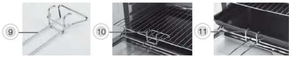 KORONA 57550 - Entnahme des Backblech bzw. Grillrostes - 1