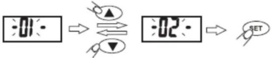 graph LR A["Input: -01"] --> B{Transformation} B --> C["Output: -02"] C --> D["SET"]