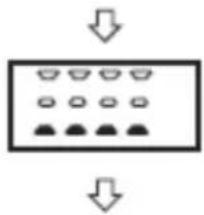 graph TD A["Top Block"] --> B["Left Block"] B --> C["Right Block"] C --> D["Bottom Block"]