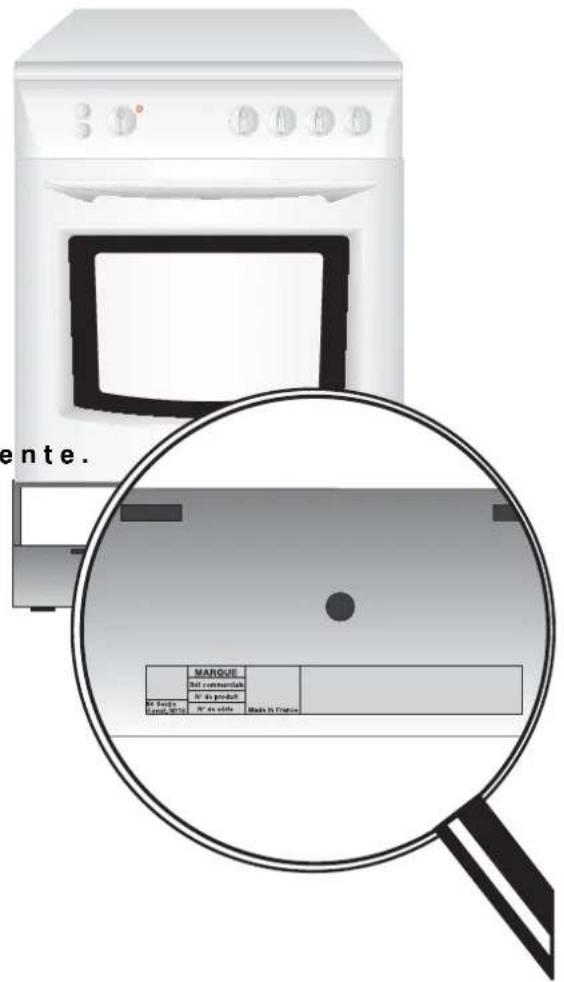 FAURE CMP6983W1 - La plaque signalétique - 1