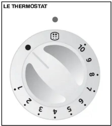 LE THERMOSTAT 10 9 8 7 6 5 4 3 2 1 LE THERMOSTAT