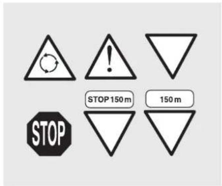 STOP STOP 150 m 150 m