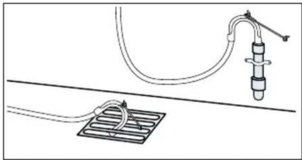 SIEMENS iQ500 WM14U840EU - ■ Ablauf in einen Siphon - 2