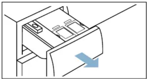SIEMENS iQ500 WM14U840EU - Waschmittel dosieren und einfüllen: - 1
