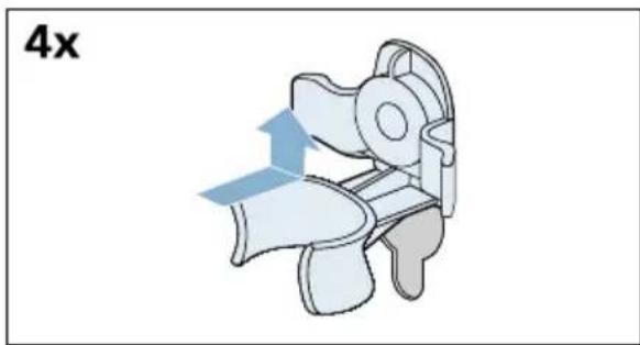SIEMENS iQ500 WM14U840EU - Transportsicherungen einbauen: - 3
