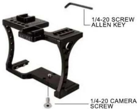 1/4-20 SCREW ALLEN KEY 1/4-20 CAMERA SCREW