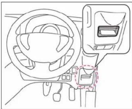 NISSAN e-NV200 (2014) - カードホルダーの使いかた - 1