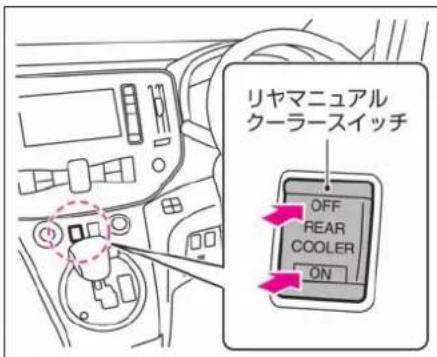NISSAN e-NV200 (2014) - リヤマニュアルクーラーの使いかた - 1
