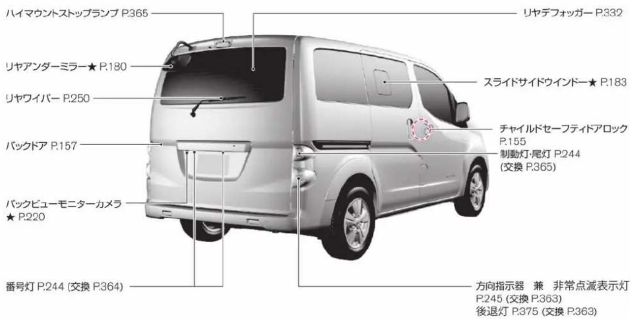 NISSAN e-NV200 (2014) - 外観リヤ - 1