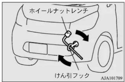 NISSAN Dayz (2015) - 他車にけん引してもらうとき - 2