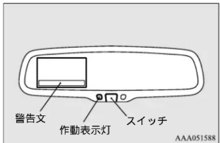 NISSAN Dayz (2015) - ルームミラーの画面表示を変更するときは - 1