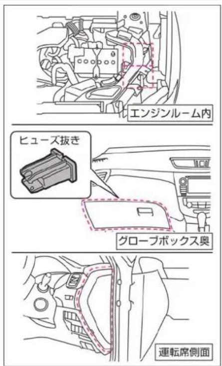 NISSAN X-Trail (2016) - ヒューズ抜きについて - 1