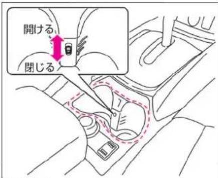 NISSAN X-Trail (2016) - フロントシート用カップホルダー(保温保冷機能付)について - 1