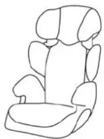 NISSAN X-Trail (2016) - ジュニアチャイルドシート - 1