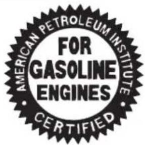 AMERICAN PETROLEUM INSTITUTE FOR GASOLINE ENGINES CERTIFIED