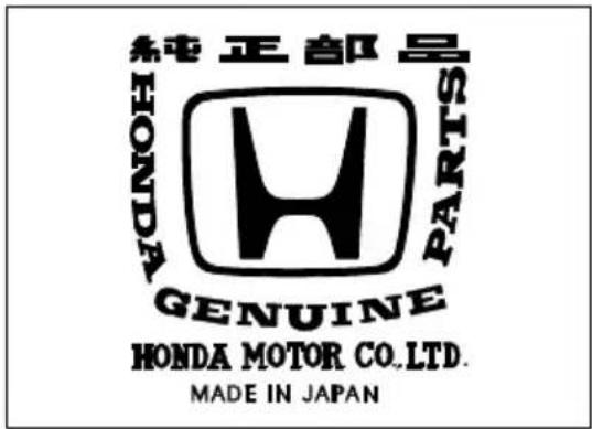 純正部品 HONDA GENUINE PARTS HONDA MOTOR CO.LTD. MADE IN JAPAN