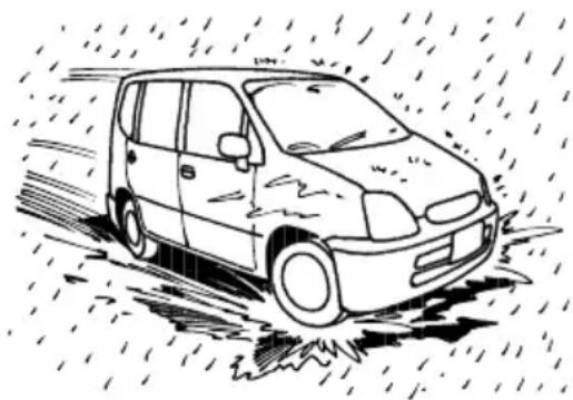 Honda Capa (2001) - 横風の強い日は。水たまりに入ったあとはブレー - 2