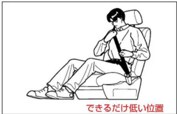 できるだけ低い位置