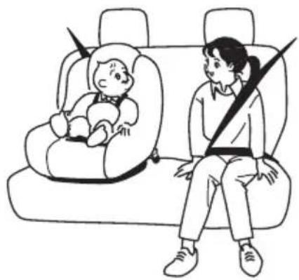 Honda Acty Van (2002) - お子さまにもシートベルトを。 - 1