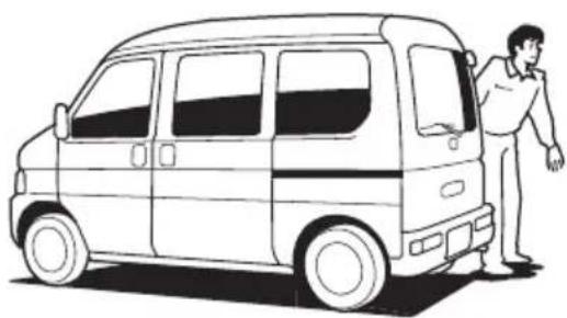 Honda Acty Van (2002) - 車内にライターや炭酸飲料缶などを放置しないで。 - 6