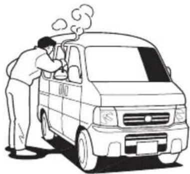 Honda Acty Van (2002) - ドアの凍結 - 1