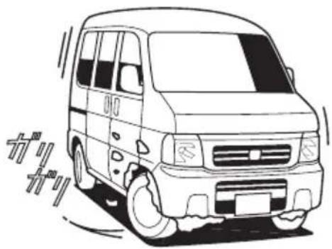 Honda Acty Van (2002) - (タイヤまわりの着氷) - 1