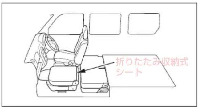 折りたたみ収納式 シート