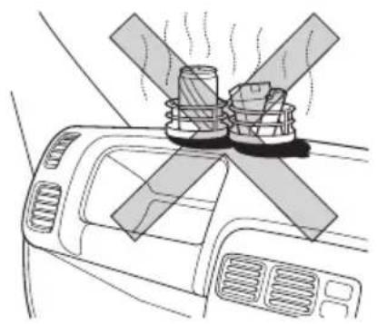 Honda Acty Van (2002) - 車内にライターや炭酸飲料缶などを放置しないで。 - 1