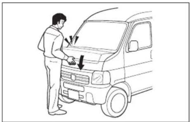 Honda Acty Van (2002) - 閉めかた - 1