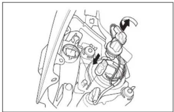 Honda Acty Van (2002) - 前面方向指示器/前面非常点滅表示灯 - 2