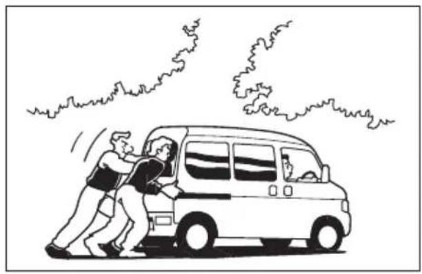 Honda Acty Van (2002) - 道路で動けなくなったとき - 1