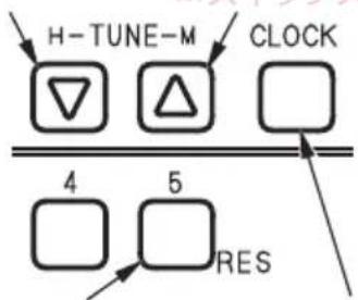 H-TUNE-M CLOCK 4 5 RES