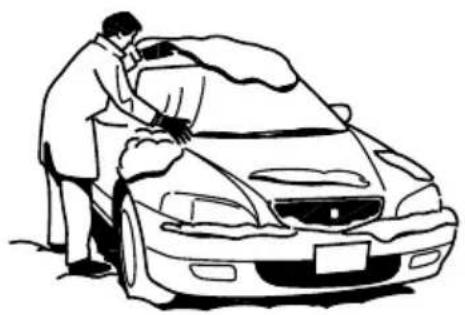Honda Saber (2001) - 屋根に積もった雪 - 1