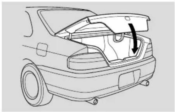Honda Saber (2001) - キーレストランクオープナー - 3