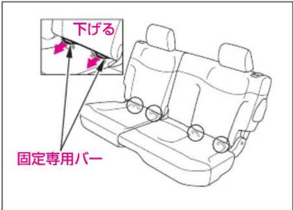 下げる 固定専用バー