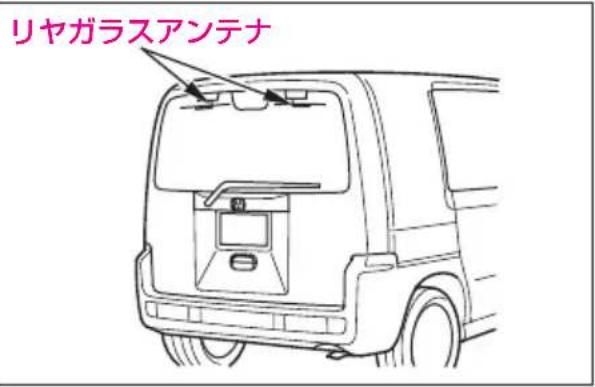 リヤガラスアンテナ
