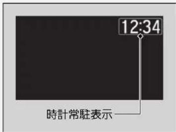 12:34 時計常駐表示