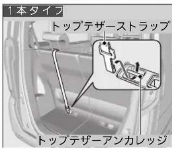 1本タイプ トップテザーストラップ トップテザーアンカレッジ