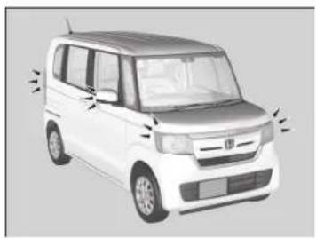 Honda N-Box (2017) - キーレスエントリーシステムでの施錠 / 解錠 - 2